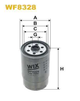 WIX FILTERS Kütusefilter WF8328